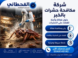 شركة مكافحة حشرات بالخبر